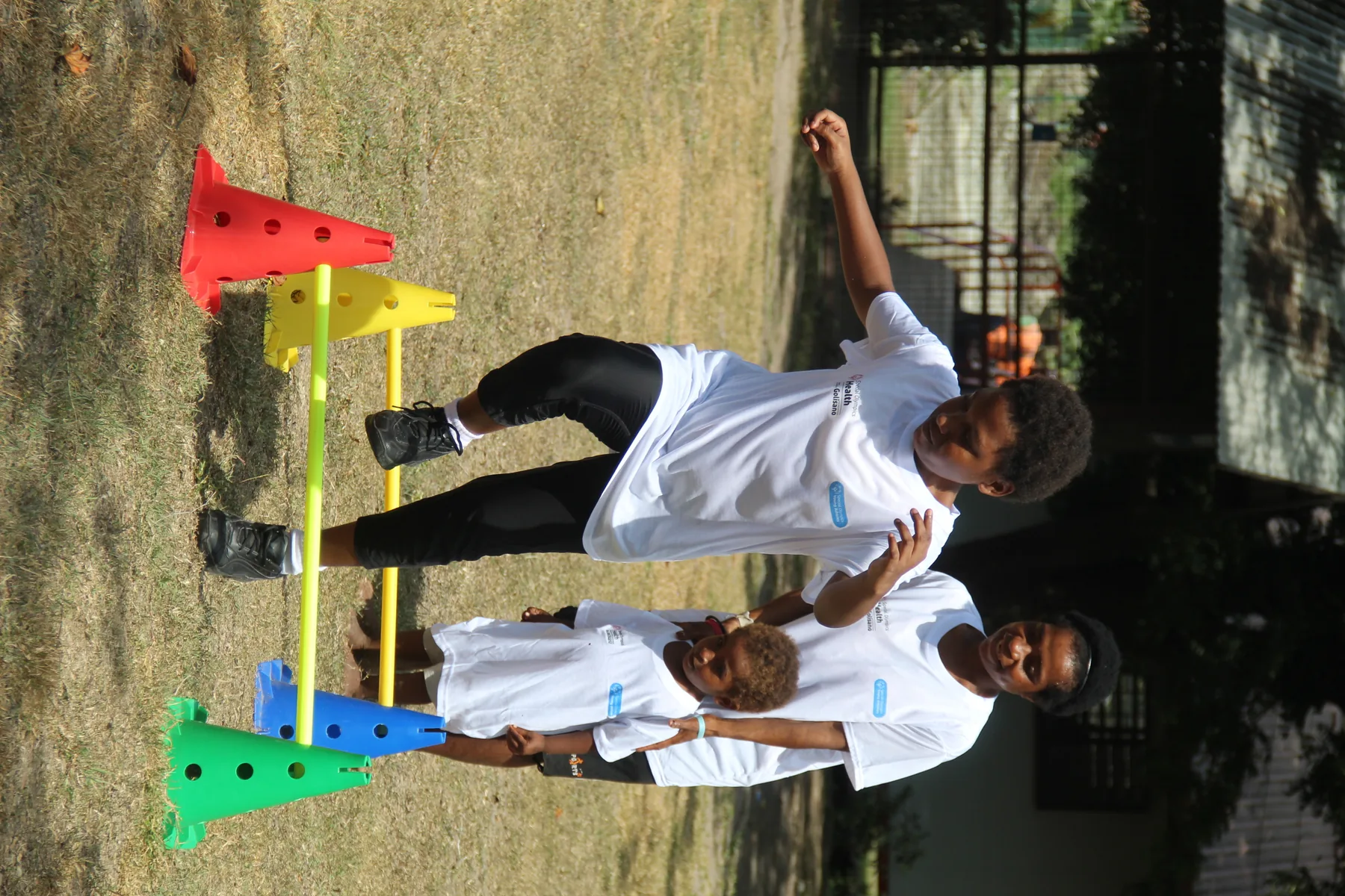 Young children take part in a movement activity