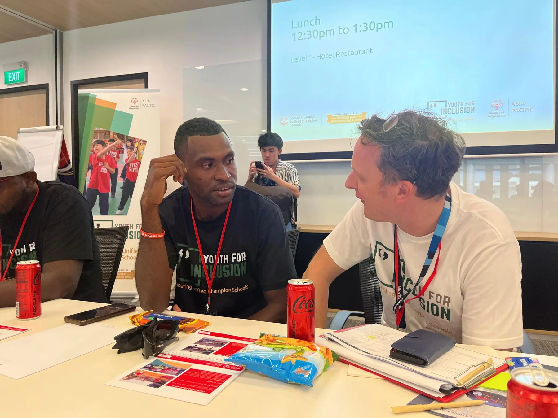 Young leaders plan an inclusive community activity